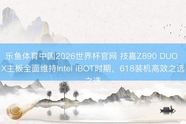 乐鱼体育中国2026世界杯官网 技嘉Z890 DUO X主板全面维持Intel iBOT时期，618装机高效之选